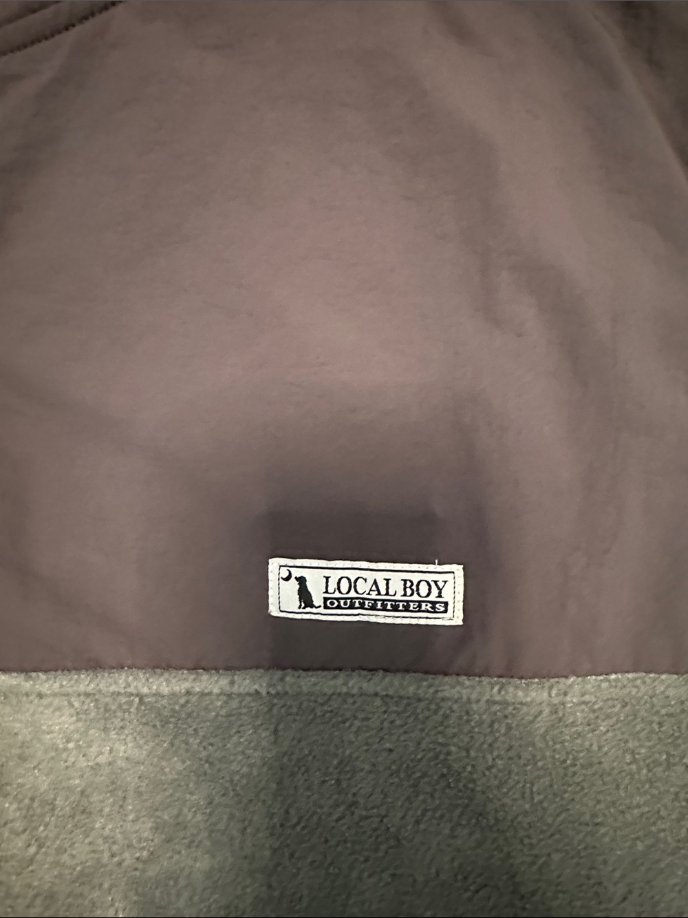 Men's Local Boy Quarter Snap Fleece Pullover - Gray and Blue NWT! - Picture 3 of 8